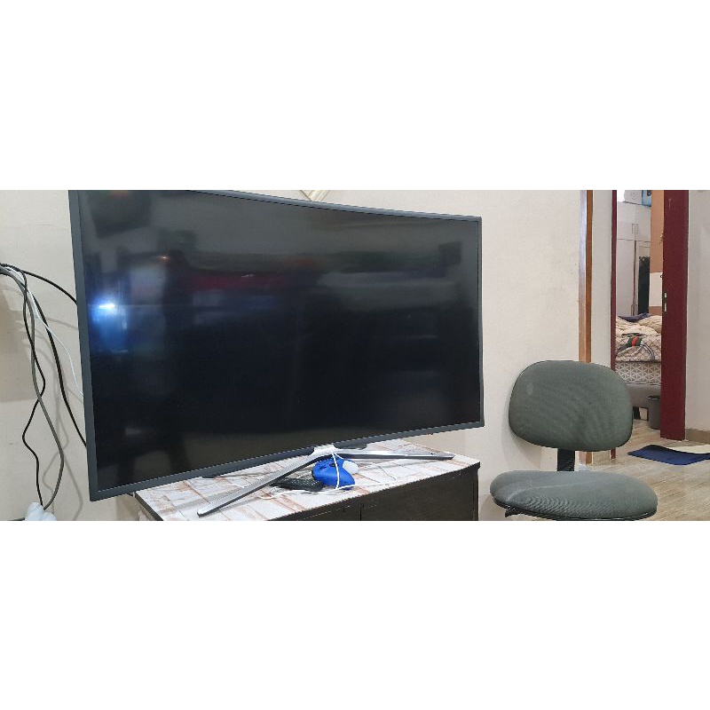 (SOLD) TV LED CURVED SAMSUNG 49" baru mati tapi standby (HARGA NETT...)