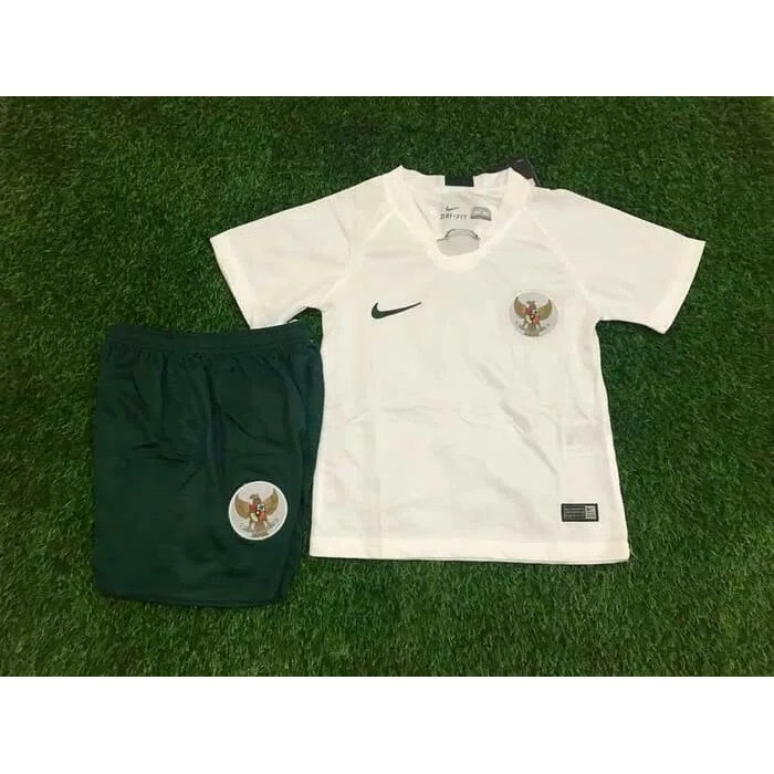 TERMUURAAH, JERSEY BOLA KIDS / ANAK TIMNAS INDONESIA AWAY 2018-2019 GRADE ORI .