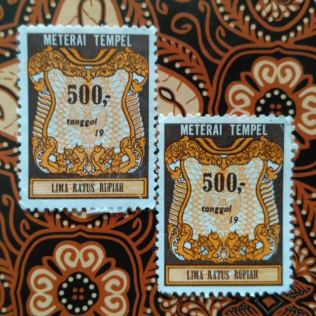 

Materai 500 Tahun 1986, 1987, 1988, 1989, 1990 Original - MTR009