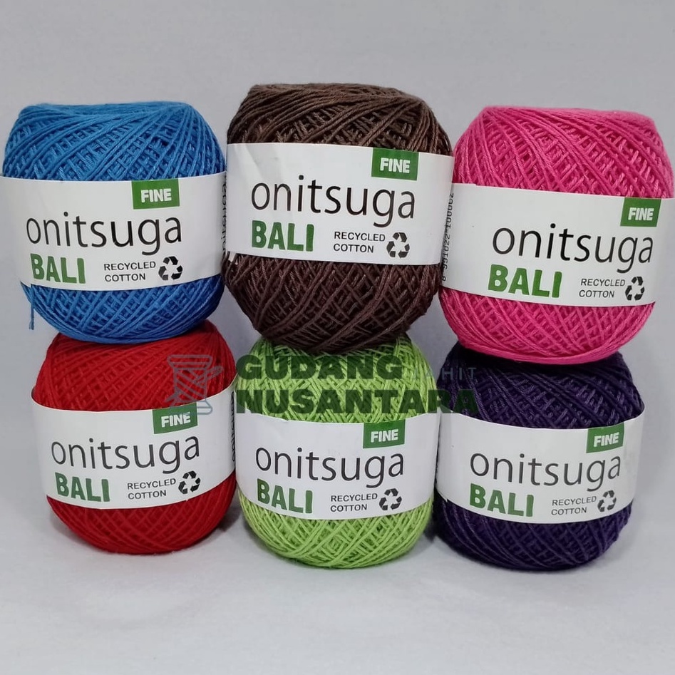 Benang rajut katun onitsuga / benang rajut katun