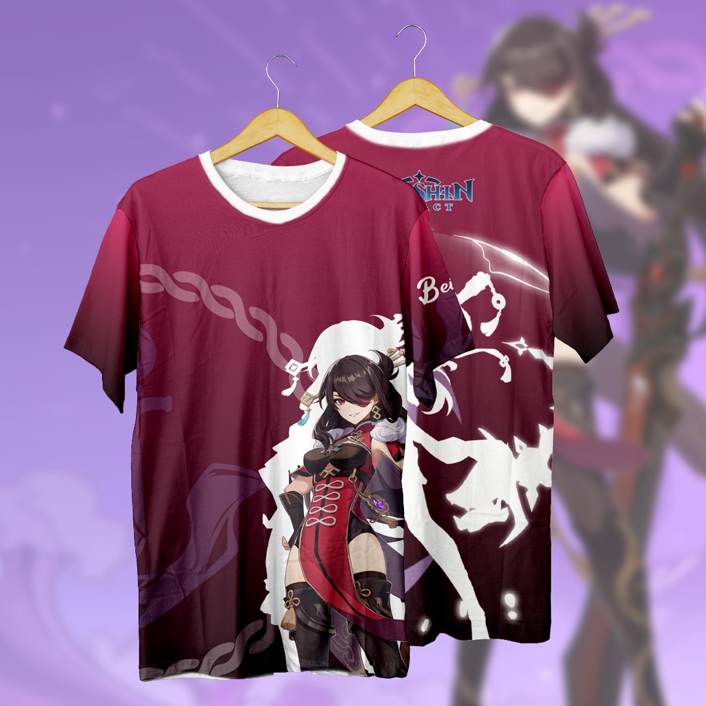 Baju Kaos GENSHIN IMPACT BEIDOU Full Print