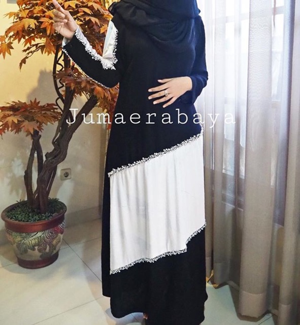Abaya bludru silver Jumaerabaya Premium