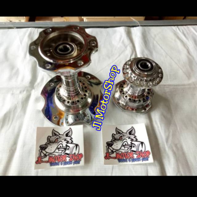 Tromol Becak Ninja 150 R RR SS Model Corong Bahan Besi Baja Lengkap Dengan Bearing Dan Boshing