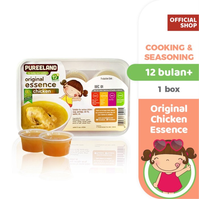 

TERBARU Pureeland Original Chicken Essence / MPASI Bayi Organik / Bumbu MPASI