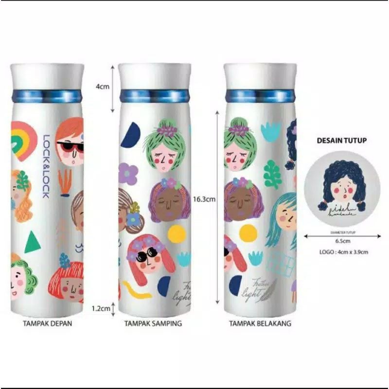NEW - LOCKNLOCK X IDEKU HANDMADE EXCLUSIVE (TUMBLER IDEKU HANDMADE)