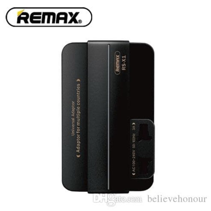 Remax Travel Adaptor / Universal Charger with 2 USB Port - RS - X1