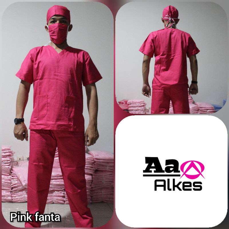 Baju Seragam OK / Baju Medis / Baju Operasi - Lengan Pendek
