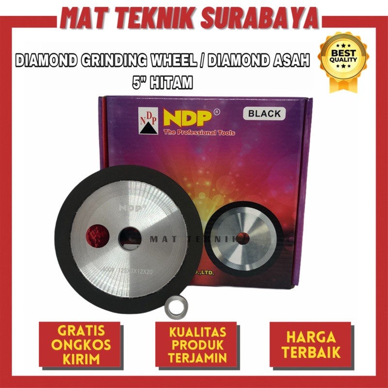 Diamond Asah TCT 5 inch Hitam 240 400 600 NDP