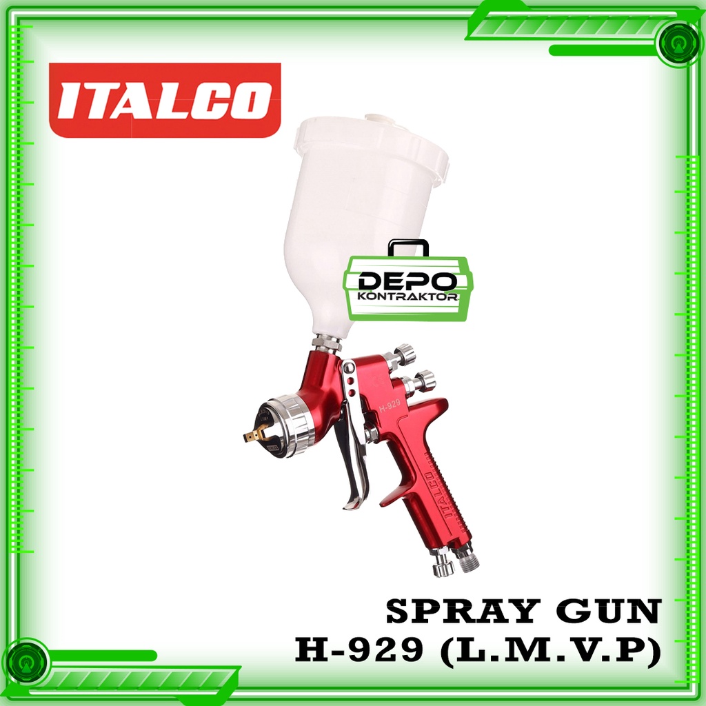 ITALCO H929 LVMP 1.3mm Excellent Automotive Spray Gun ORIGINAL