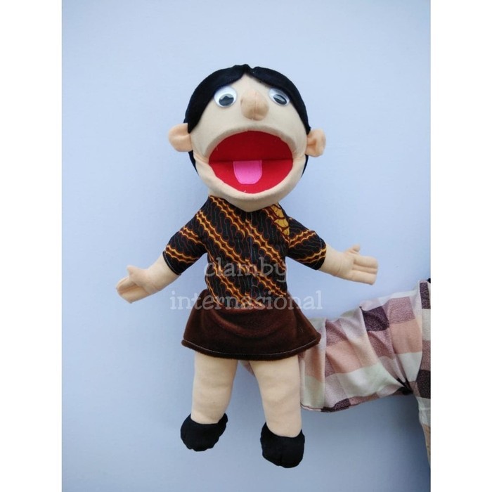 Boneka Tangan 50 cm Muppet Ibu Guru | Mainan Edukasi | Boneka Dongeng | Boneka Panggung