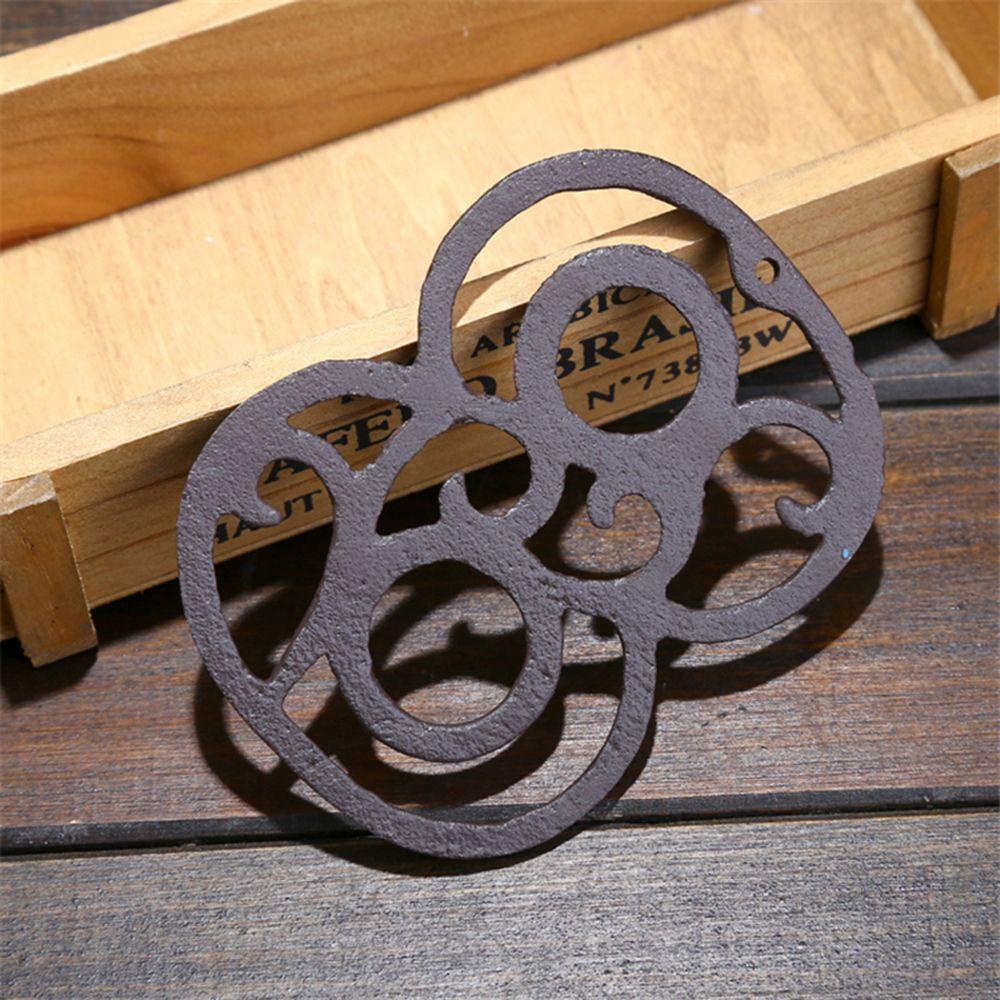 R-flower Iron Cast Numbers 4.5 &quot;/ 115mm Wall Decor Alat Peraga Tembak Angka Besi Tempa Gaya Industri