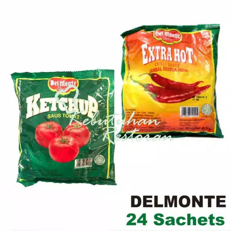 

Saus Tomat & cabe Delmonte Sachet - Cocok untuk usaha restoran