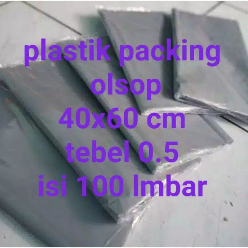 

PLASTIK PACKING UKURAN 40×60 ISI 100 LMBAR