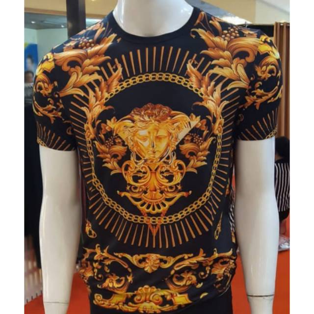 Kaos pendek cowok versace keren