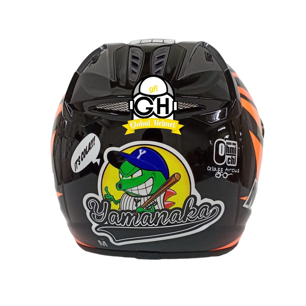 HELM NHK R6 HALF FACE GP EDITION RYUSEI #2 BLACK