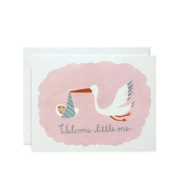 

Welcome little one card