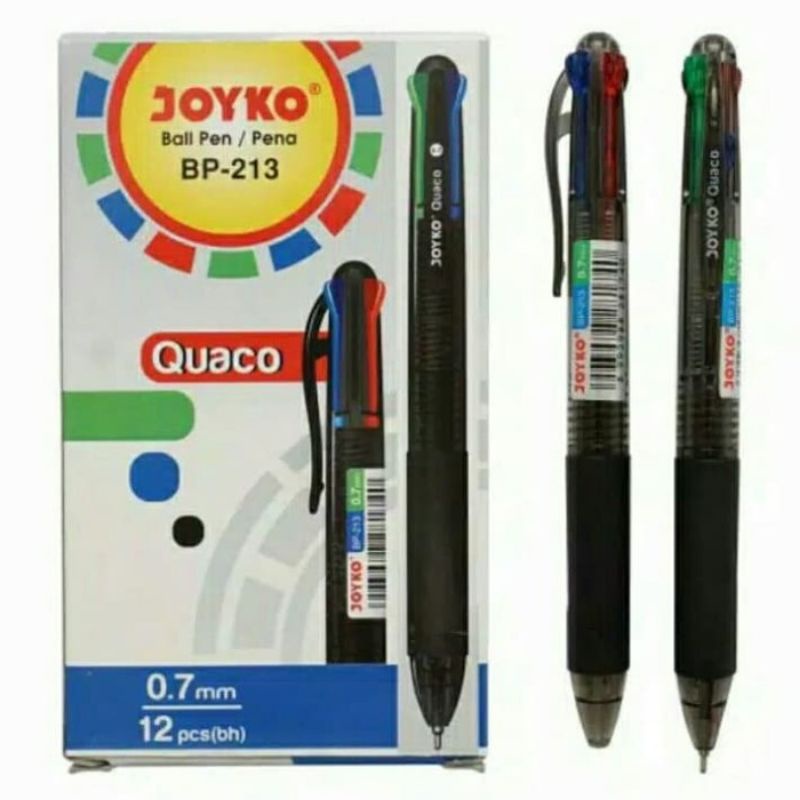

Pulpen Joyko 4 warna / Joyko Quaco BP-213