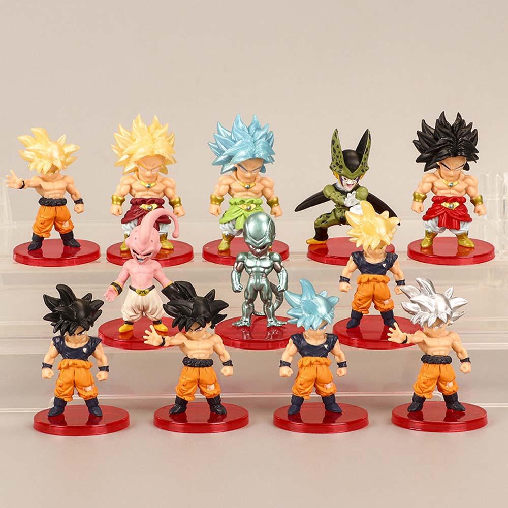 [Elegan] Dragon Ball Ultra Instinct 21pcs/lot Super Saiyan Dewa Frieza Vegeta Vegetto Son Goku