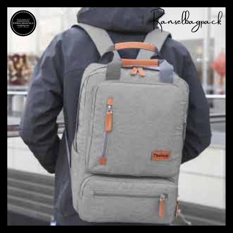 COD Tas Ransel Laptop empuk Tas backpack Jinjing Sekolah Kantor Seminar Original