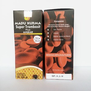 

Madu Kurma Super Trombosit plus Angkak