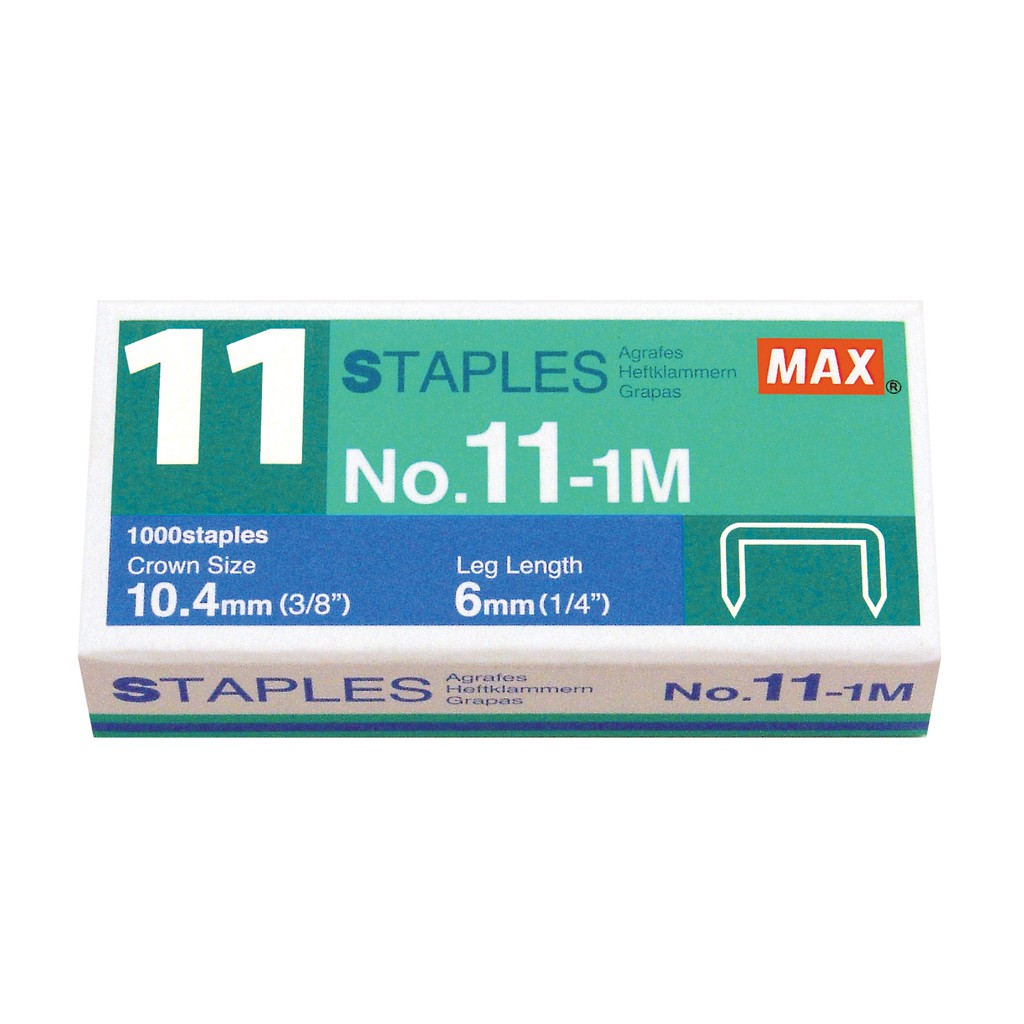 

MAX Staples No.11-1M