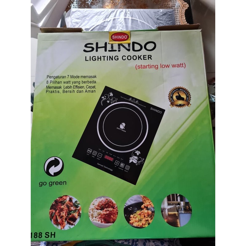 KOMPOR LISTRIK HALOGEN MODEL TERBARU SHINDO LIGHTING COOKER 188 SH✓