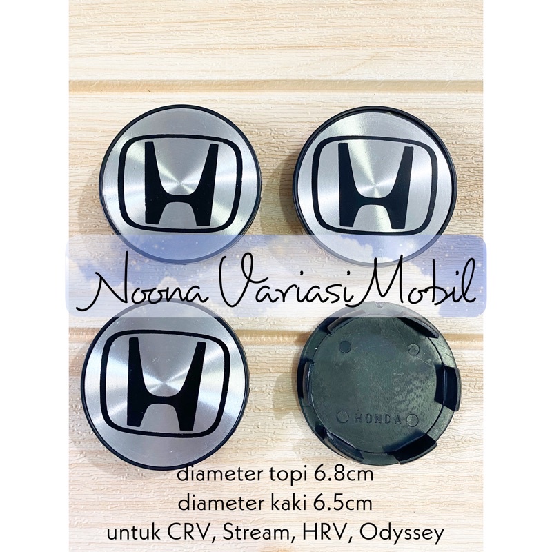 Tutup Dop Velg ori Honda CRV HRV Odyssey Stream model mengkilap
