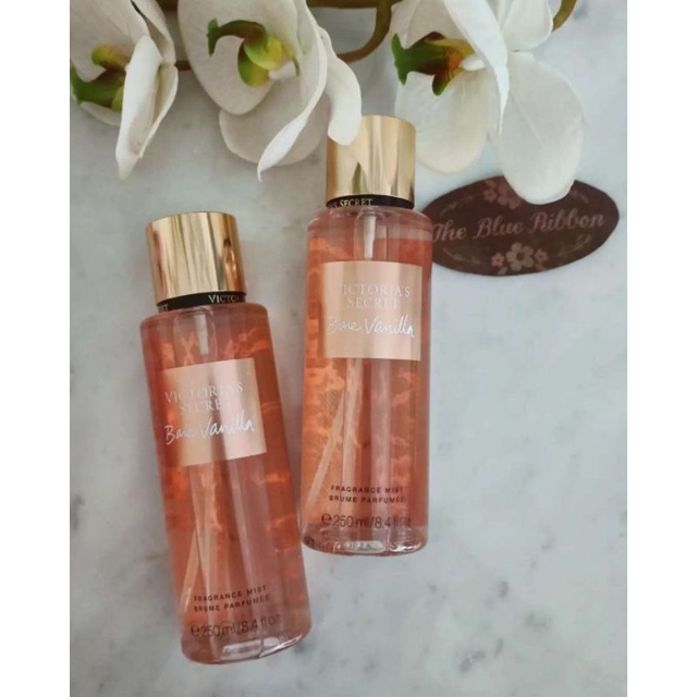 VICTORIA SECRET BARE VANILLA BODY MIST &amp; VS BARE VANILLA SHIMMER BODY MIST