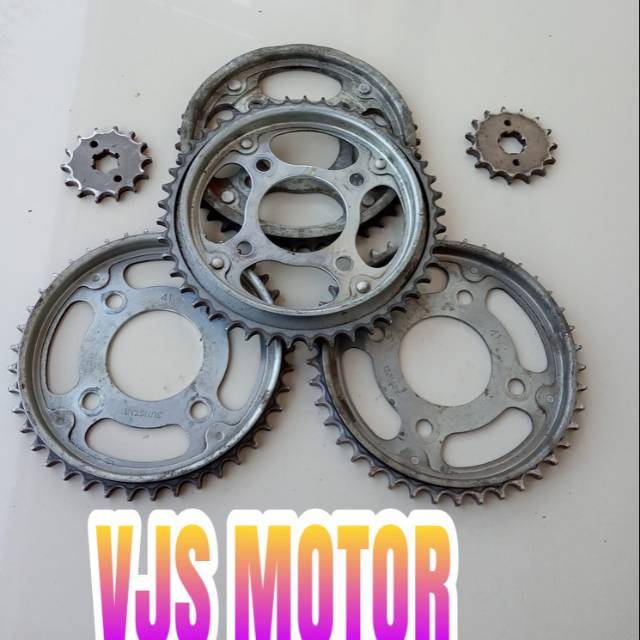 gear gir set depan blakang HONDA SONIC 150R original asli honda