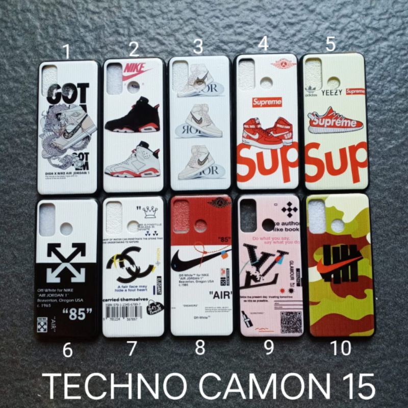 Case gambar Techno Camon 15 Motif cowok soft softcase softshell silikon cover