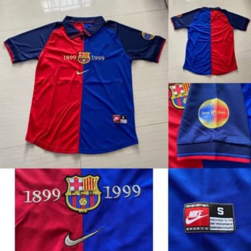 jersey barcelona home 1999 retro grade ori impor