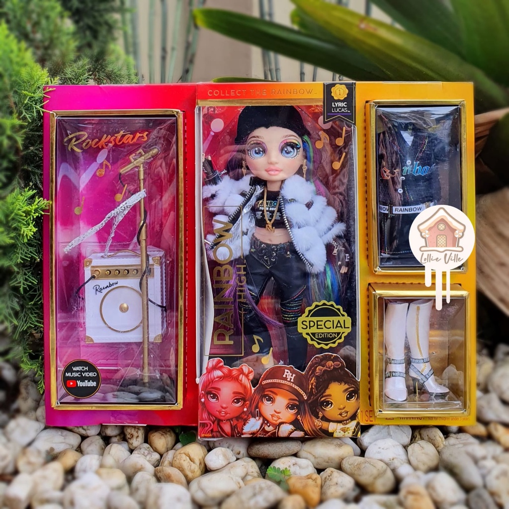 Rainbow High Rockstar Fashion Doll - Lyric Lucas