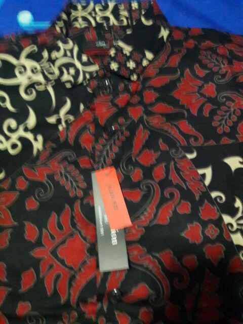 Kemeja Batik Pria Slim Fit Elegan Baju Batik Pria Slim Fit Mewah Cbs660