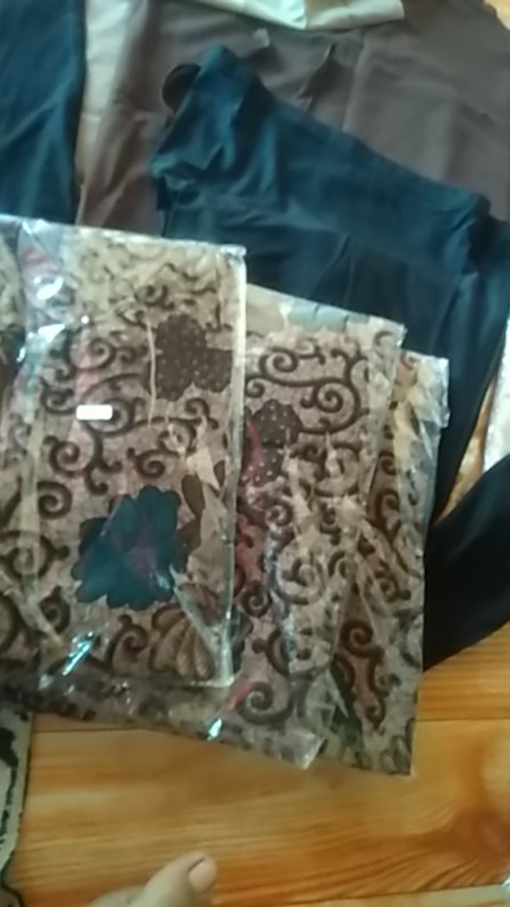 Gamis Batik Manggar,sekar,cantik, Kubis,kupu,padi,daun