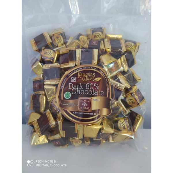 

Dark Chocolate 80% [500 gram] Curah