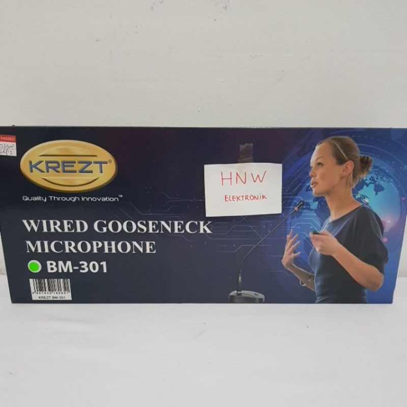 Jual Mic Microphone Mikrofon Meja Kabel Podium Krezt Bm Original