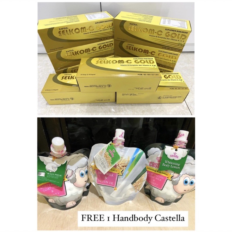 SELKOM C GOLD ISI 100 KAPSUL / BOX