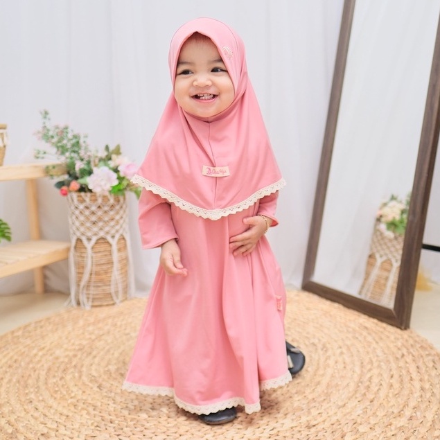 HONEYBLOSSOM gamis bayi alesha kekinian / gamis bayi perempuan 06 bulan