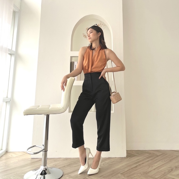 Miho High Waist Pants / Celana Panjang Wanita / Celana Highwaist / Celana Skinny