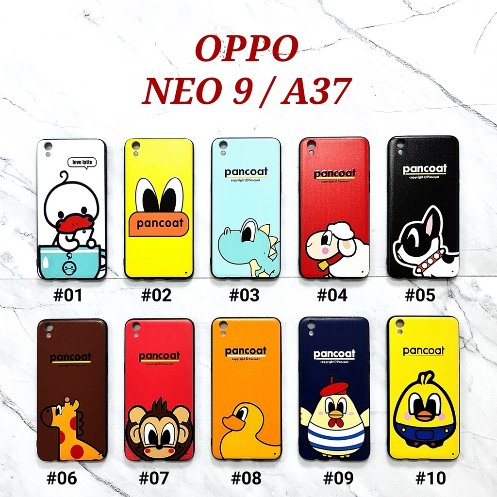 [ BUY 1 GET 1 FREE ] FPT - OPPO NEO 9 A37 A39 A57 A71 A83 F1 A35 F1 PLUS F1S A59 F5 YOUTH  | PANCOAT Soft Hard Case Emboss UV Glossy Cartoon