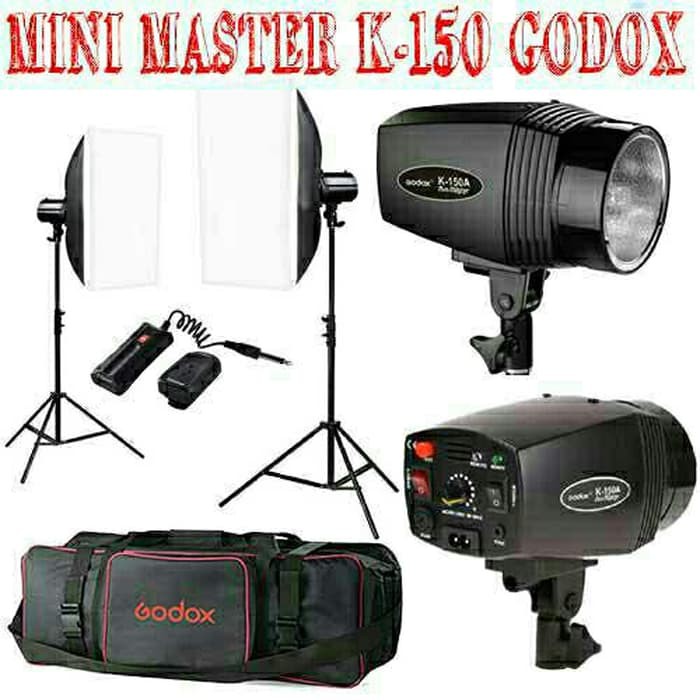 Lampu Studio Paket Godok K150 Mini Master