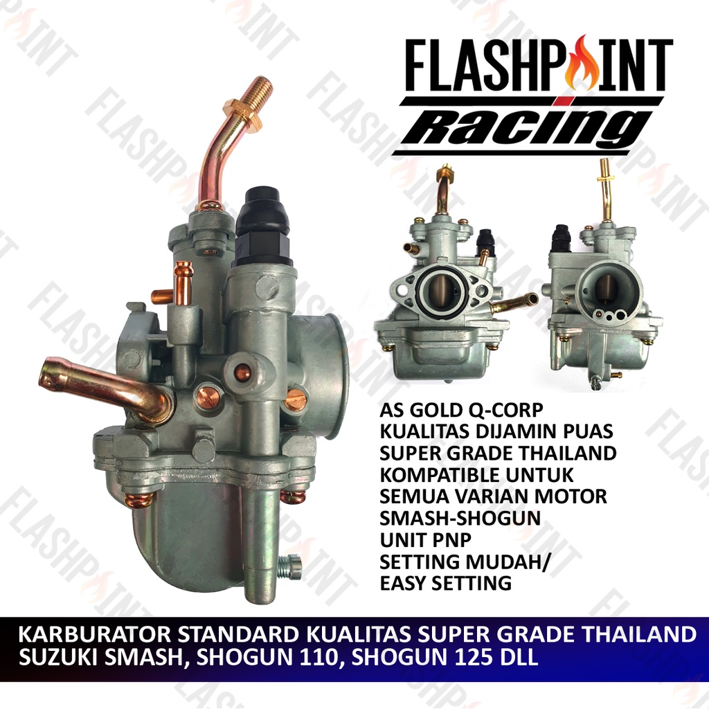 (BISA COD) KARBURATOR STANDARD MIKUNI SMASH SHOGUN 110 SHOGUN 125 SMAS SMESH SOGUN SUPER GRADE A STANDAR THAILAND CARBURETOR CARBURATOR KARBU KALBULATOR KARBULATOR KALBURATOR CARBURATOR CARBU KARBU