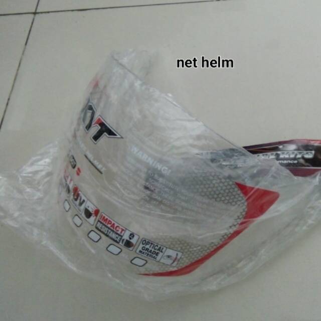 Kaca helm kyt  scorpion king, venom rr, rf clear ori kyt