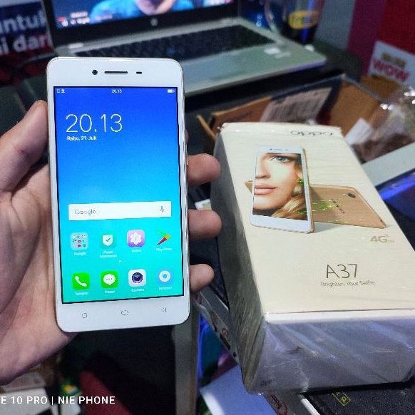 Oppo a37 bekas second fullset