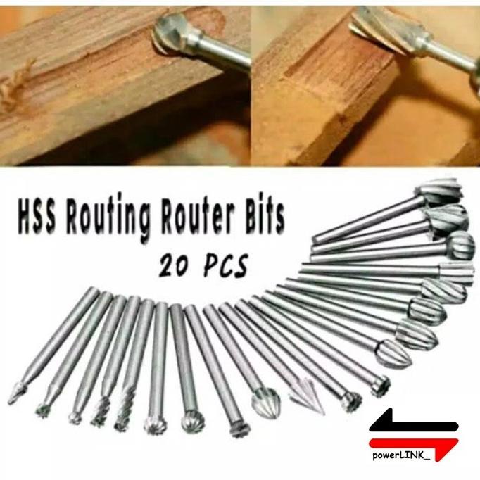 Mata Bor Kikir Ukir Kayu Hss Wood Milling Cutter Mini Grinder Tuner Termurah