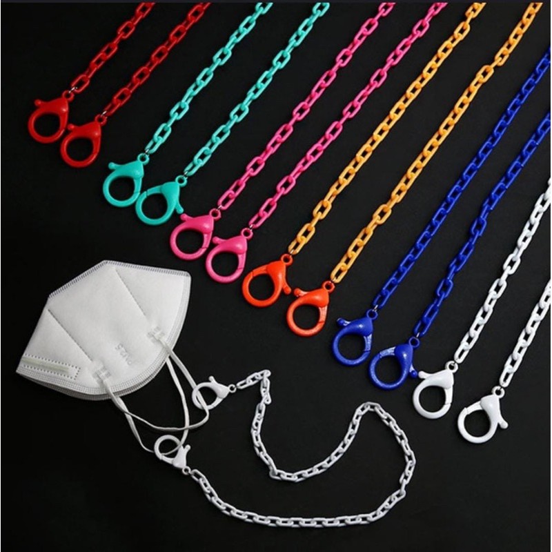 strap masker korea / kalung masker mutiara / masker chain rantai mutiara/ gantungan masker strap