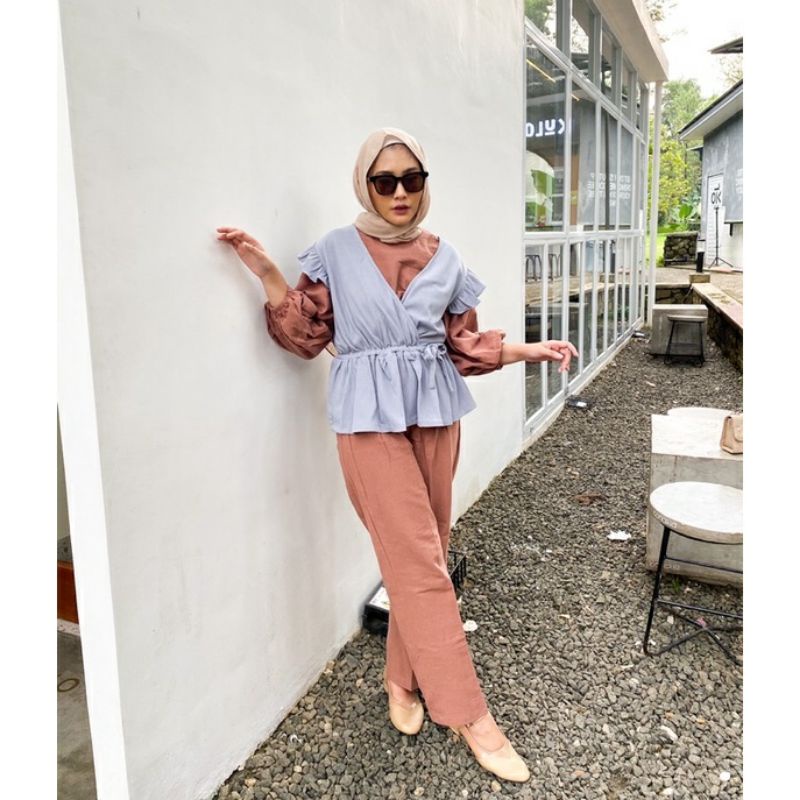 Gamila Vest Rompi Wanita Outfit Hijab Wafer Series