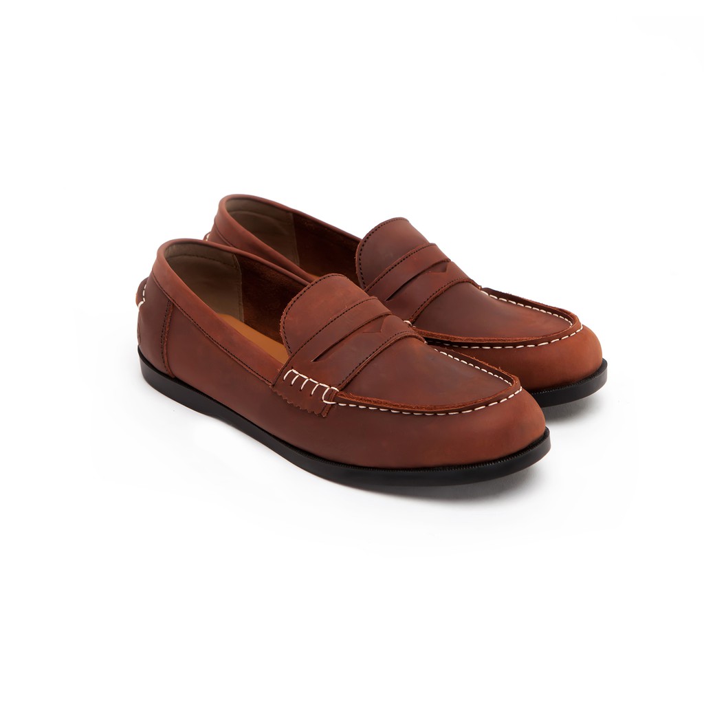 Gustavo Brown | Sepatu Kulit Asli Vintage Klasik Pria Cowok Men Loafers Footwear | FORIND x Zapato