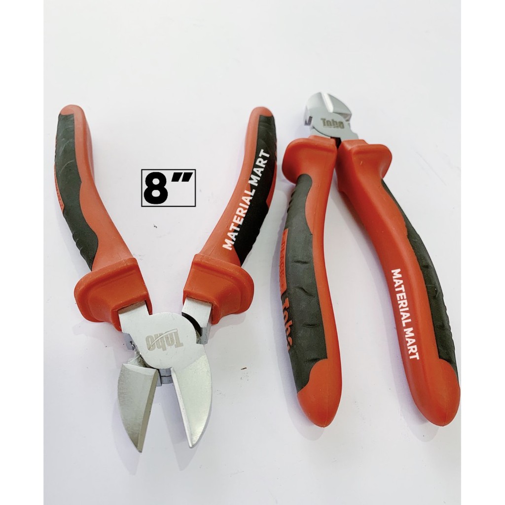 Tang Potong BLACK PREMIUM TOHO 8 Inch | Cutting Pliers ORIGINAL | Material Mart