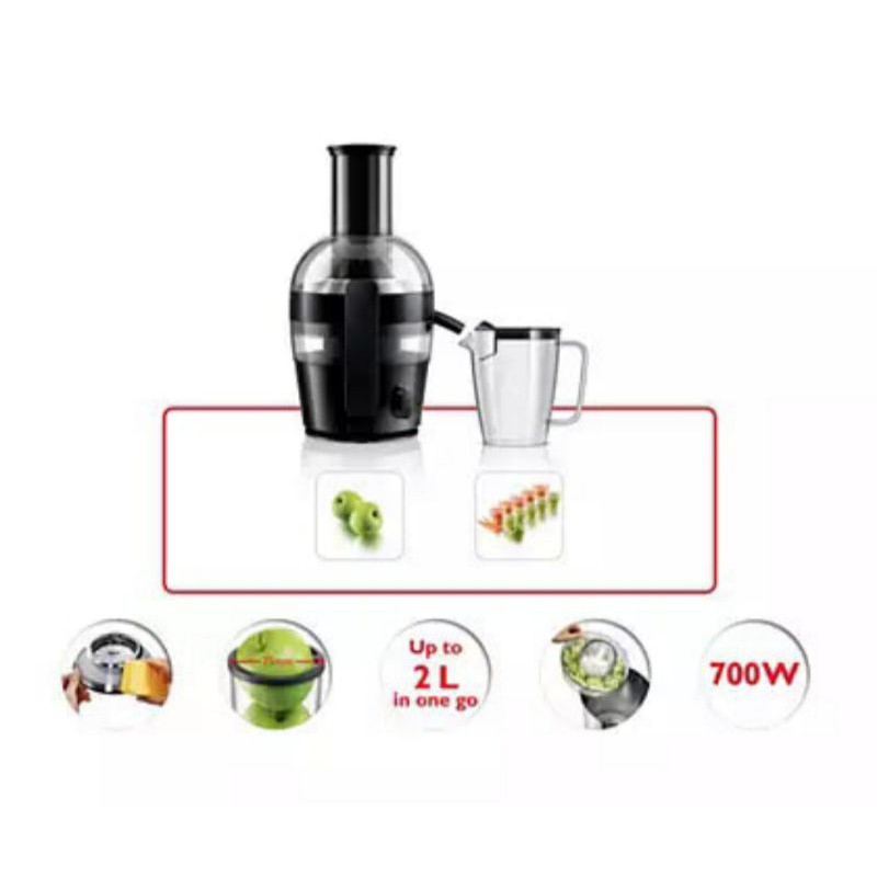 Juicer PHILIPS Viva Collection HR1855/70 - HR1855 HR 1855 Garansi Resmi Philips